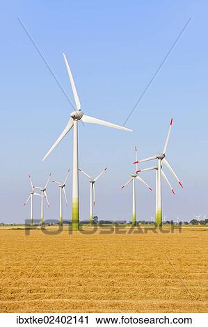 "Wind farm near Wesselburen, North Frisia, Schleswig-Holstein, northern Germany, Germany, Europe" View Large Photo Image Stock Image - "Wind farm near Wesselburen, North Frisia, Schleswig-Holstein, northern Germany, Germany, Europe". Fotosearch