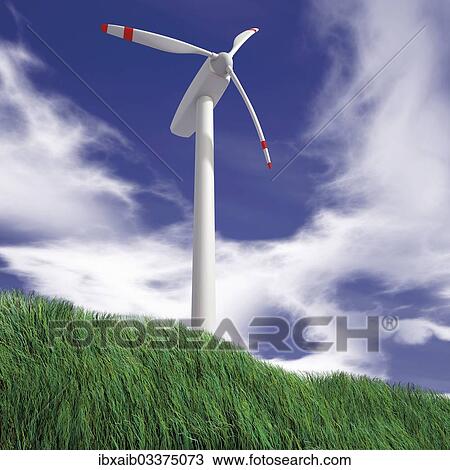 Wind turbine View Large Photo Image Stock Image - Wind turbine. Fotosearch