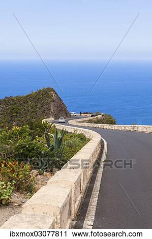"Winding mountain road in the Anaga Mountains near the village of Taganana, Azano, Almaciga, Tenerife, Canary Islands, Spain, Europe" View Large Photo Image Stock Image - "Winding mountain road in the Anaga Mountains near the village of Taganana, Azano, Almaciga, Tenerife, Canary Islands, Spain, Europe". Fotosearch