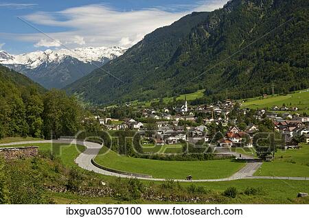 "Winding road in front of the village of Linthal, Glarus Alps at back, Linthal, Glarus Sud, Canton of Glarus, Switzerland, Europe" View Large Photo Image Stock Image - "Winding road in front of the village of Linthal, Glarus Alps at back, Linthal, Glarus Sud, Canton of Glarus, Switzerland, Europe". Fotosearch