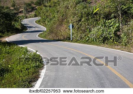 "Winding tarmac road, Northern Thailand, Thailand, Asia" View Large Photo Image Stock Image - "Winding tarmac road, Northern Thailand, Thailand, Asia". Fotosearch
