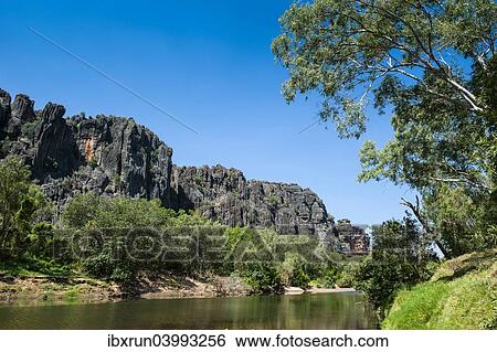 Stock Photograph - "Windjana Gorge, Kimberley, Western Australia". Fotosearch