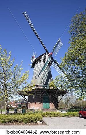 "Windmill """"Kopperhorner Muhle"""", from 1839, Wilhelmshaven, Lower Saxony, Germany, Europe" View Large Photo Image Stock Image - "Windmill """"Kopperhorner Muhle"""", from 1839, Wilhelmshaven, Lower Saxony, Germany, Europe". Fotosearch