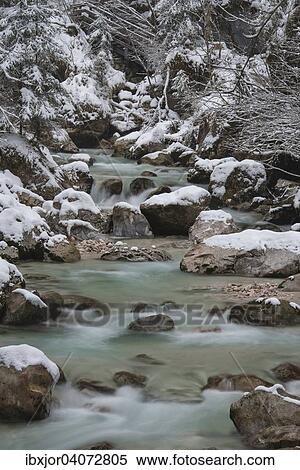 "Winter in the Ramsauer Ache in the Zauberwald forest, National Park Berchtesgaden, Ramsau near, Berchtesgaden District, Upper Bavaria, Bavaria, Germany, Europe" View Large Photo Image Stock Photography - "Winter in the Ramsauer Ache in the Zauberwald forest, National Park Berchtesgaden, Ramsau near, Berchtesgaden District, Upper Bavaria, Bavaria, Germany, Europe". Fotosearch