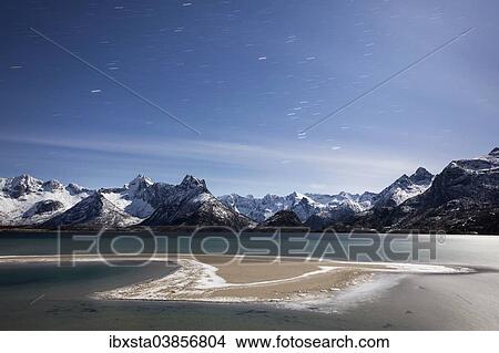 "Winter landscape at a fjord, Lofoten, Norway, Europe" View Large Photo Image Picture - "Winter landscape at a fjord, Lofoten, Norway, Europe". Fotosearch