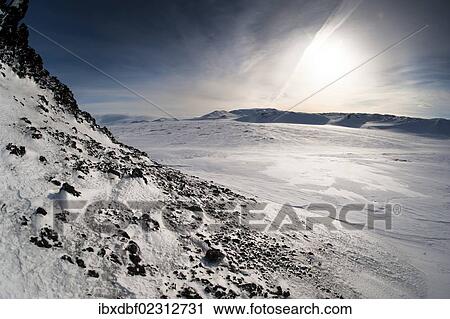 "Winter landscape at the edge of Vatnajoekull Glacier, Icelandic Highlands, Iceland, Europe" View Large Photo Image Stock Image - "Winter landscape at the edge of Vatnajoekull Glacier, Icelandic Highlands, Iceland, Europe". Fotosearch