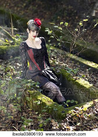 "Woman in a corset, Germany, Europe" View Large Photo Image Stock Image - "Woman in a corset, Germany, Europe". Fotosearch