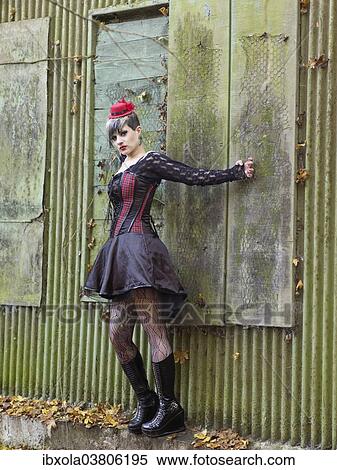 Stock Photography - "Woman in a corset, Germany, Europe". Fotosearch