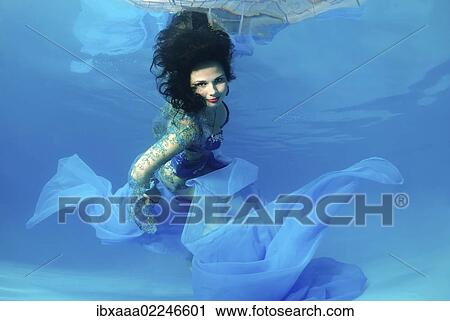 "Woman presenting underwater fashion in pool, Odessa, Ukraine, Eastern Europe, Europe" View Large Photo Image Stock Image - "Woman presenting underwater fashion in pool, Odessa, Ukraine, Eastern Europe, Europe". Fotosearch