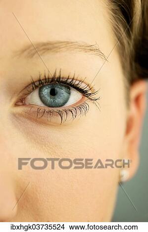 Picture - "Woman's eye, close-up, Germany, Europe". Fotosearch