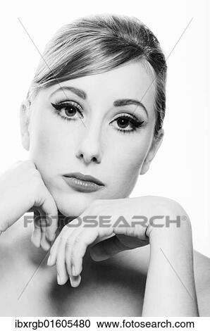 Stock Image - Women in a 60s look. Fotosearch