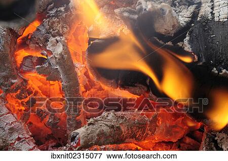 Wood fire View Large Photo Image Stock Photo - Wood fire. Fotosearch
