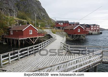 "Wooden houses in the village of A or A i Lofoten, Moskenesoy, Lofoten, Norway, Europe" View Large Photo Image Stock Photo - "Wooden houses in the village of A or A i Lofoten, Moskenesoy, Lofoten, Norway, Europe". Fotosearch
