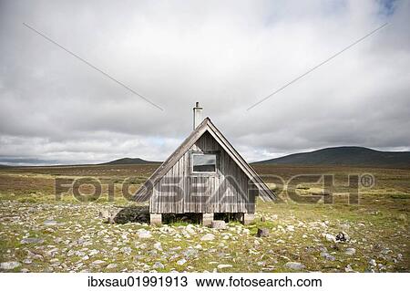 "Wooden hut on a treeless plateau, Fjaell, Oskarsstugan near Groevelsjoen, Dalarna province, Langfjaellet Nature Reserve, Sweden, Scandinavia, Northern Europe, Europe" View Large Photo Image Stock Image - "Wooden hut on a treeless plateau, Fjaell, Oskarsstugan near Groevelsjoen, Dalarna province, Langfjaellet Nature Reserve, Sweden, Scandinavia, Northern Europe, Europe". Fotosearch