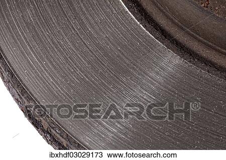 "Worn brake disc with grooves from the brake pads, part of the disc brake of a car" View Large Photo Image Stock Image - "Worn brake disc with grooves from the brake pads, part of the disc brake of a car". Fotosearch
