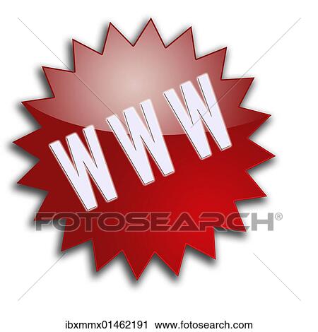 Stock Image - "Writing """"WWW"""", world wide web, internet". Fotosearch