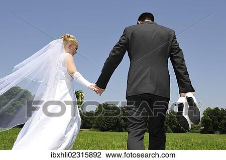 Stock Image - "Young bridal couple, wedding". Fotosearch