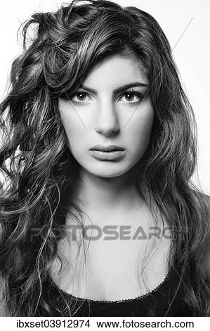 Picture - "Young woman, portrait". Fotosearch