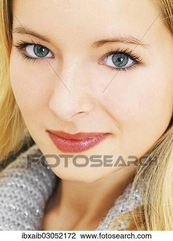 "Young woman, portrait" View Large Photo Image Stock Image - "Young woman, portrait". Fotosearch