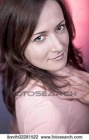 "Young woman, portrait" View Large Photo Image Stock Image - "Young woman, portrait". Fotosearch