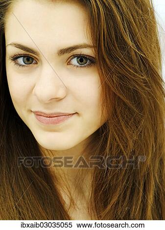 Stock Photography - "Young woman, portrait". Fotosearch