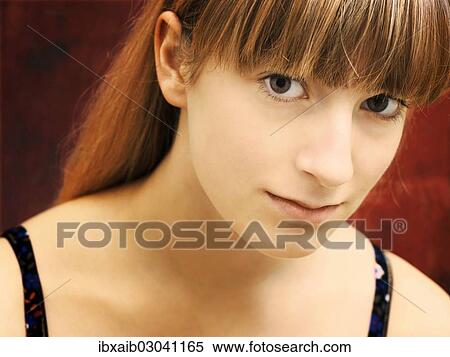 "Young woman, portrait" View Large Photo Image Stock Photography - "Young woman, portrait". Fotosearch