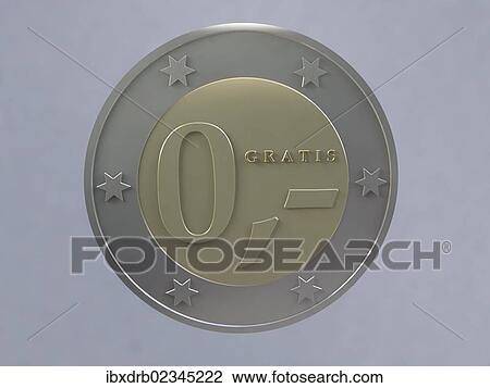 Stock Image - Zero euro coin. Fotosearch