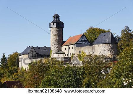 Stock Photo - "Zwernitz castle in Sanspareil, Wonsees, Franconian Switzerland, Upper Franconia, Franconia, Bavaria, Germany, Europe, PublicGround, Europe". Fotosearch