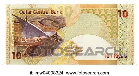 "10 Qatari Riyals, banknote, front, Qatar, Asia" View Large Photo Image Picture - "10 Qatari Riyals, banknote, front, Qatar, Asia". Fotosearch