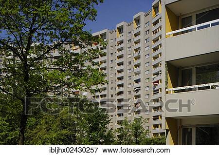 "18-story apartment building designed by Walter Gropius, Gropiussstadt, Gropius City, satellite settlement, large housing estate with 18, 000 apartments, Neukoelln, Berlin, Germany, Europe" View Large Photo Image Stock Photo - "18-story apartment building designed by Walter Gropius, Gropiussstadt, Gropius City, satellite settlement, large housing estate with 18, 000 apartments, Neukoelln, Berlin, Germany, Europe". Fotosearch