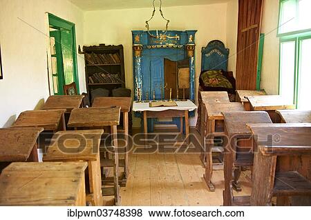 "18th century Jewish school room in the Casa Evreiasca, Barsana, Village Museum, near Sighet, Maramures, northern Transylvania, Romania, Europe" View Large Photo Image Stock Photo - "18th century Jewish school room in the Casa Evreiasca, Barsana, Village Museum, near Sighet, Maramures, northern Transylvania, Romania, Europe". Fotosearch