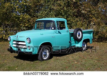Stock Image - "1956 Fargo pick up, Waterloo, Quebec, Canada, North America". Fotosearch
