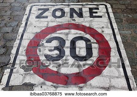 "30 kph zone, marking for a slow traffic zone on cobblestones, Belgium, Europe" View Large Photo Image Stock Photography - "30 kph zone, marking for a slow traffic zone on cobblestones, Belgium, Europe". Fotosearch
