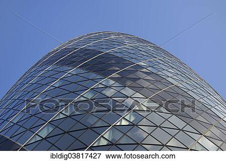 "30 St Mary Axe building or the Gherkin, London, England, Great Britain" View Large Photo Image Stock Photo - "30 St Mary Axe building or the Gherkin, London, England, Great Britain". Fotosearch