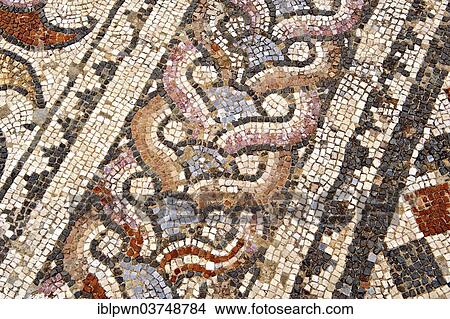"4th century geometric floor mosaic from the late Roman Jewish synagogue of Sardis, archaeological site, UNESCO World Heritage Site, Hermus valley, Sardis, Turkey, Asia" View Large Photo Image Picture - "4th century geometric floor mosaic from the late Roman Jewish synagogue of Sardis, archaeological site, UNESCO World Heritage Site, Hermus valley, Sardis, Turkey, Asia". Fotosearch