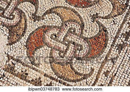 "4th century geometric floor mosaic from the late Roman Jewish synagogue of Sardis, archaeological site, UNESCO World Heritage Site, Hermus valley, Sardis, Turkey, Asia" View Large Photo Image Stock Image - "4th century geometric floor mosaic from the late Roman Jewish synagogue of Sardis, archaeological site, UNESCO World Heritage Site, Hermus valley, Sardis, Turkey, Asia". Fotosearch
