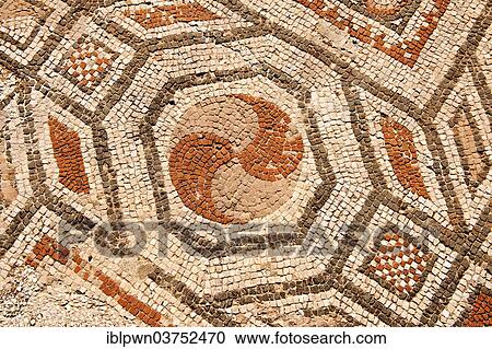 "4th century geometric floor mosaic from the late Roman Jewish synagogue of Sardis, archaeological site, UNESCO World Heritage Site, Hermus valley, Sardis, Turkey, Asia" View Large Photo Image Stock Image - "4th century geometric floor mosaic from the late Roman Jewish synagogue of Sardis, archaeological site, UNESCO World Heritage Site, Hermus valley, Sardis, Turkey, Asia". Fotosearch