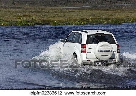 "4WD crossing the Lindaa river, highlands, Iceland, Europe" View Large Photo Image Stock Image - "4WD crossing the Lindaa river, highlands, Iceland, Europe". Fotosearch