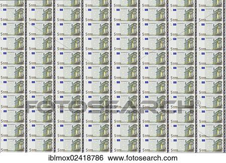 5-euro banknotes View Large Photo Image Stock Photograph - 5-euro banknotes. Fotosearch