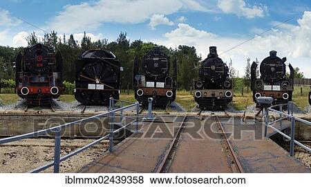 "5 locomotives standing in front of the turntable, Camlik Railway Museum, Camlik, Turkey, Asia" View Large Photo Image Stock Photo - "5 locomotives standing in front of the turntable, Camlik Railway Museum, Camlik, Turkey, Asia". Fotosearch