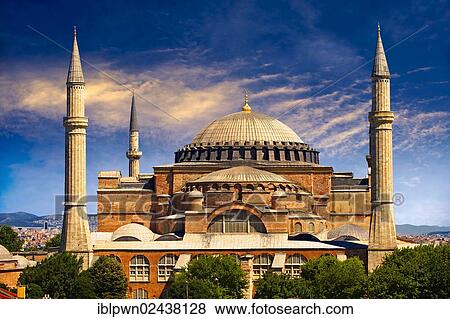 "6th century Byzantine, Eastern Roman Hagia Sophia, Ayasofya, built by Emperor Justinian, Istanbul, Turkey, Asia" View Large Photo Image Stock Photo - "6th century Byzantine, Eastern Roman Hagia Sophia, Ayasofya, built by Emperor Justinian, Istanbul, Turkey, Asia". Fotosearch