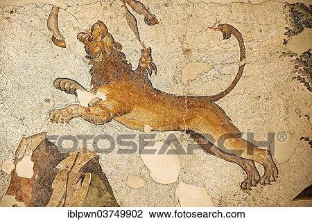 "6th century Byzantine Roman lion mosaic, from the peristyle of the Great Palace from the reign of Emperor Justinian I, UNESCO World Heritage Site, Istanbul, Turkey, Asia" View Large Photo Image Stock Image - "6th century Byzantine Roman lion mosaic, from the peristyle of the Great Palace from the reign of Emperor Justinian I, UNESCO World Heritage Site, Istanbul, Turkey, Asia". Fotosearch
