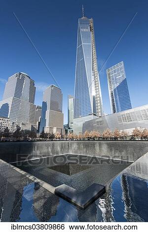 "9-11 Memorial, New York, USA" View Large Photo Image Stock Photograph - "9-11 Memorial, New York, USA". Fotosearch