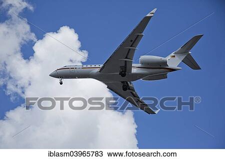 "A Bombardier Global 5000 of the Special Air Mission of the Ministry of Defense, FlBschftBMVg, Germany, Europe" View Large Photo Image Stock Image - "A Bombardier Global 5000 of the Special Air Mission of the Ministry of Defense, FlBschftBMVg, Germany, Europe". Fotosearch