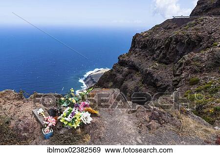 "A cross in memory of a person who fell down the cliffs near Casas de Tirma de San Nicolas, Artenara region, Gran Canaria, Canary Islands, Spain, Europe, PublicGround, Europe" View Large Photo Image Stock Photo - "A cross in memory of a person who fell down the cliffs near Casas de Tirma de San Nicolas, Artenara region, Gran Canaria, Canary Islands, Spain, Europe, PublicGround, Europe". Fotosearch