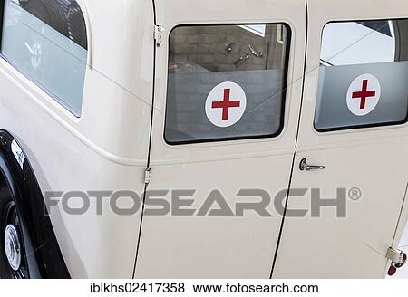 A historic ambulance, rear view, Berlin, Germany, Europe View Large Photo Image Stock Photo - A historic ambulance, rear view, Berlin, Germany, Europe. Fotosearch