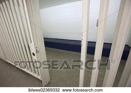 "A jail cell in a police station, Detroit, Michigan, USA" View Large Photo Image Stock Image - "A jail cell in a police station, Detroit, Michigan, USA". Fotosearch