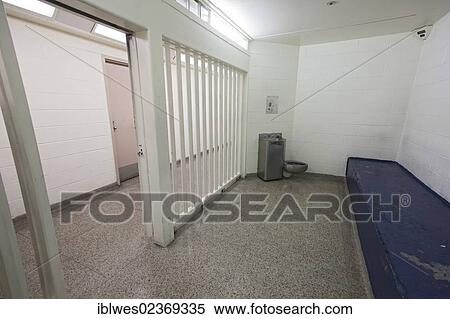 "A jail cell in a police station, Detroit, Michigan, USA" View Large Photo Image Stock Photography - "A jail cell in a police station, Detroit, Michigan, USA". Fotosearch