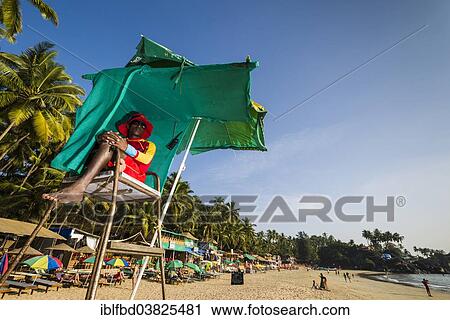 "A live guard is watching Palolem Beach, Canacona, Goa, India, Asia" View Large Photo Image Stock Image - "A live guard is watching Palolem Beach, Canacona, Goa, India, Asia". Fotosearch