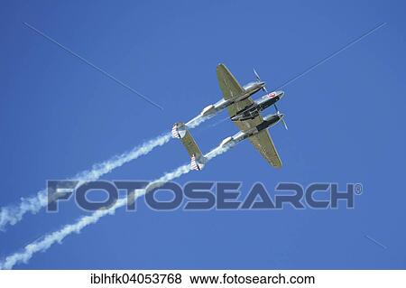 "A Lockheed P-38 Lightning flying in a flight display during the Red Bull Air Race, Red Bull Ring, Spielberg, Styria, Austria, Europe" View Large Photo Image Stock Photo - "A Lockheed P-38 Lightning flying in a flight display during the Red Bull Air Race, Red Bull Ring, Spielberg, Styria, Austria, Europe". Fotosearch